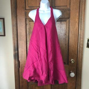 NWT H&M Pink Backless w/Self-Tie Halter Dress Size 6